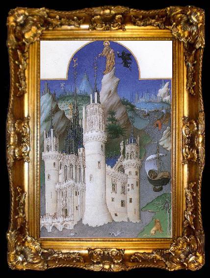 framed  LIMBOURG brothers Les trs riches heures du Duc de Berry g, ta009-2